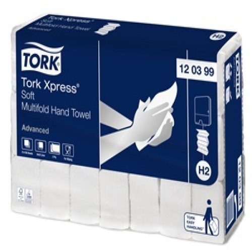 Tork Advanced Hand Towel Interfold Soft (H2 EU Eco) photo du produit Front View L